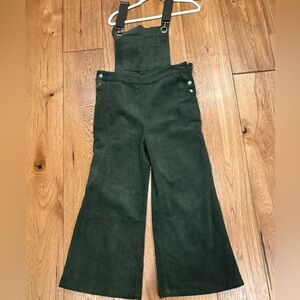 Fun Green Corduroy overalls